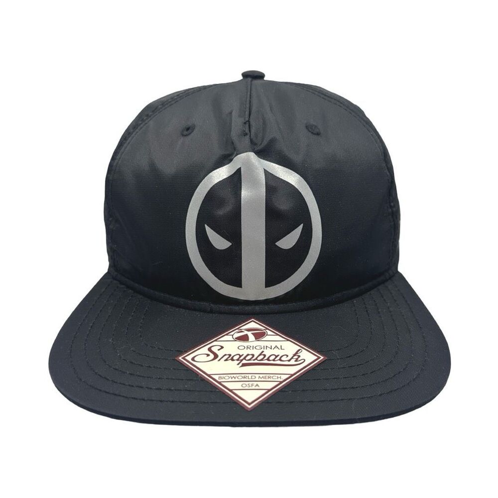 BioWorld Merch Marvel Comics Deadpool Original SnapBack Hat 3M Reflective - OSFA
